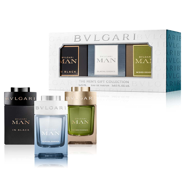 Bvlgari Man Travel Collection 3 Piece Gift Set Perfume NZ