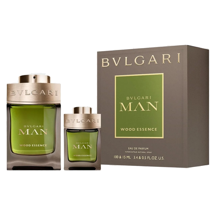 香水(男性用) bvlgari man wood essence gift set Bvlgari Man Wood Essence by Bvlgari 100ml EDP 2pc Gift Set