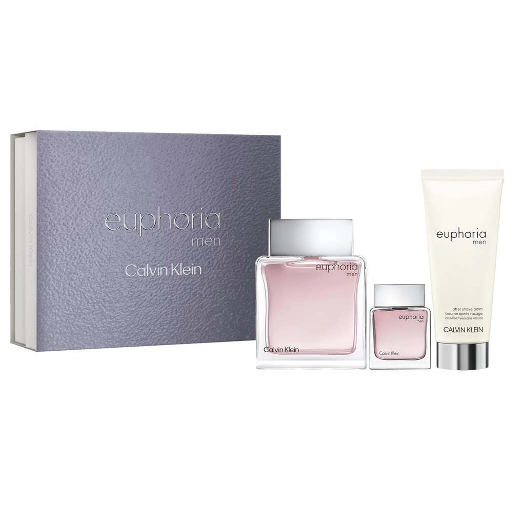 Robert Fripp Euphoria ボックスセット Euphoria by Calvin Klein 100ml EDT 3 Piece Gift Set — Perfume NZ