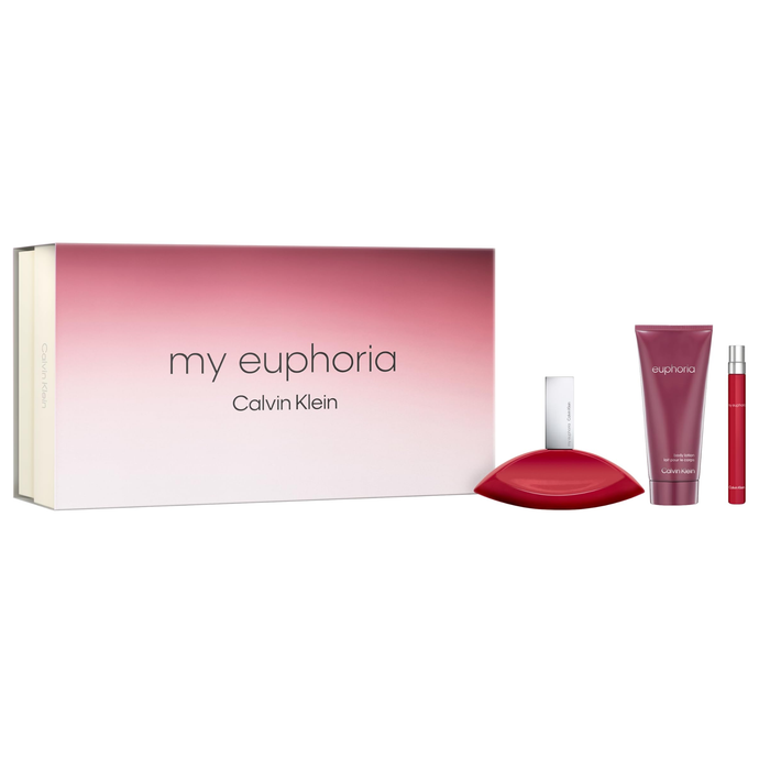 My Euphoria by Calvin Klein 100ml EDP 3 Piece Gift Set