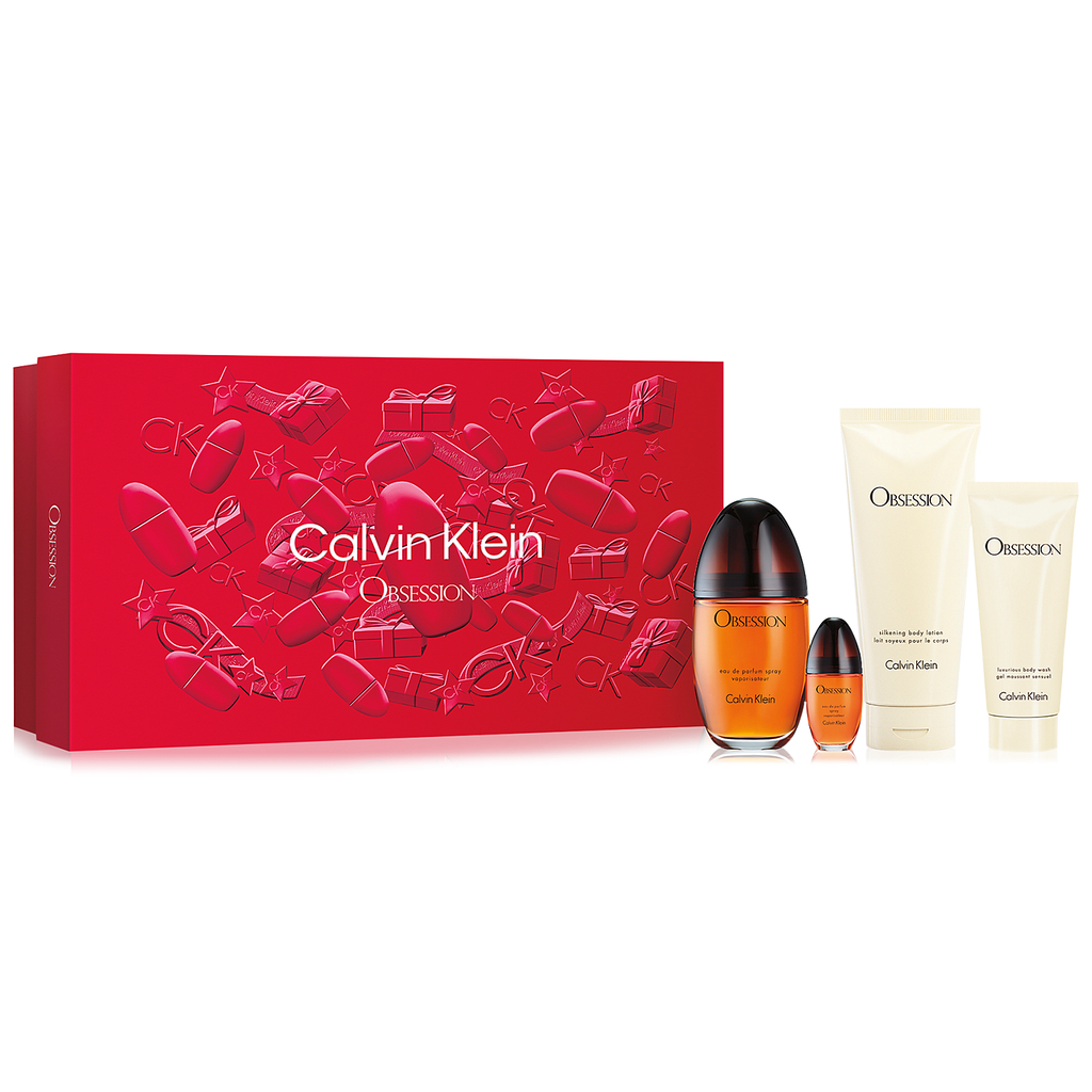 Obsession by Calvin Klein 100ml EDP 4 Piece Gift Set