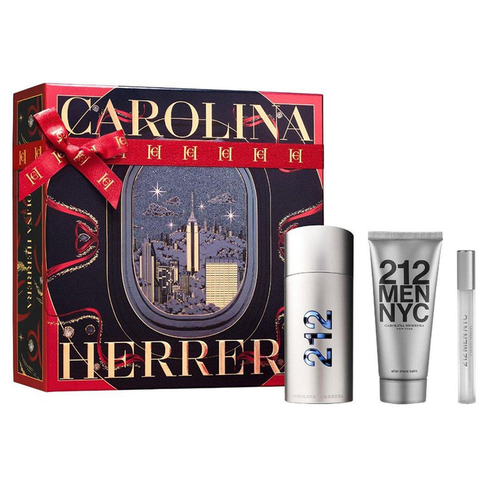 212 Men NYC by Carolina Herrera 100ml EDT 3 Piece Gift Set - 2