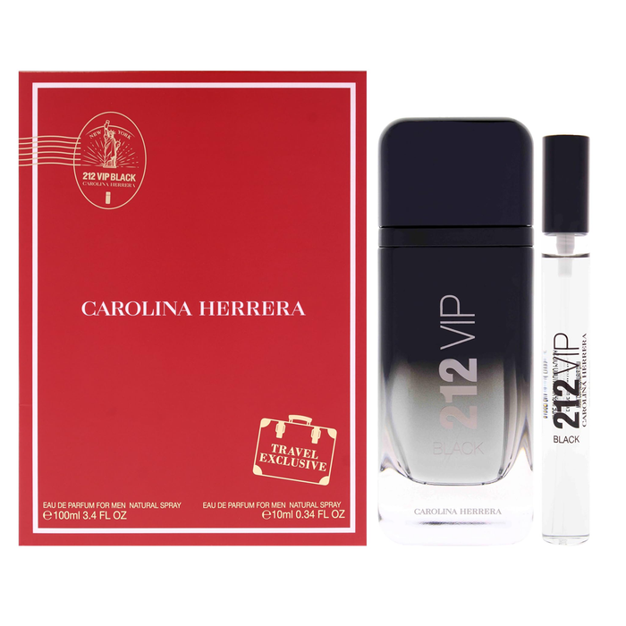 212 VIP Black by Carolina Herrera 100ml EDP 2pc Gift Set