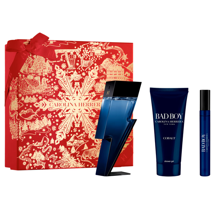 Bad Boy Cobalt by Carolina Herrera 100ml EDP Piece Gift Set