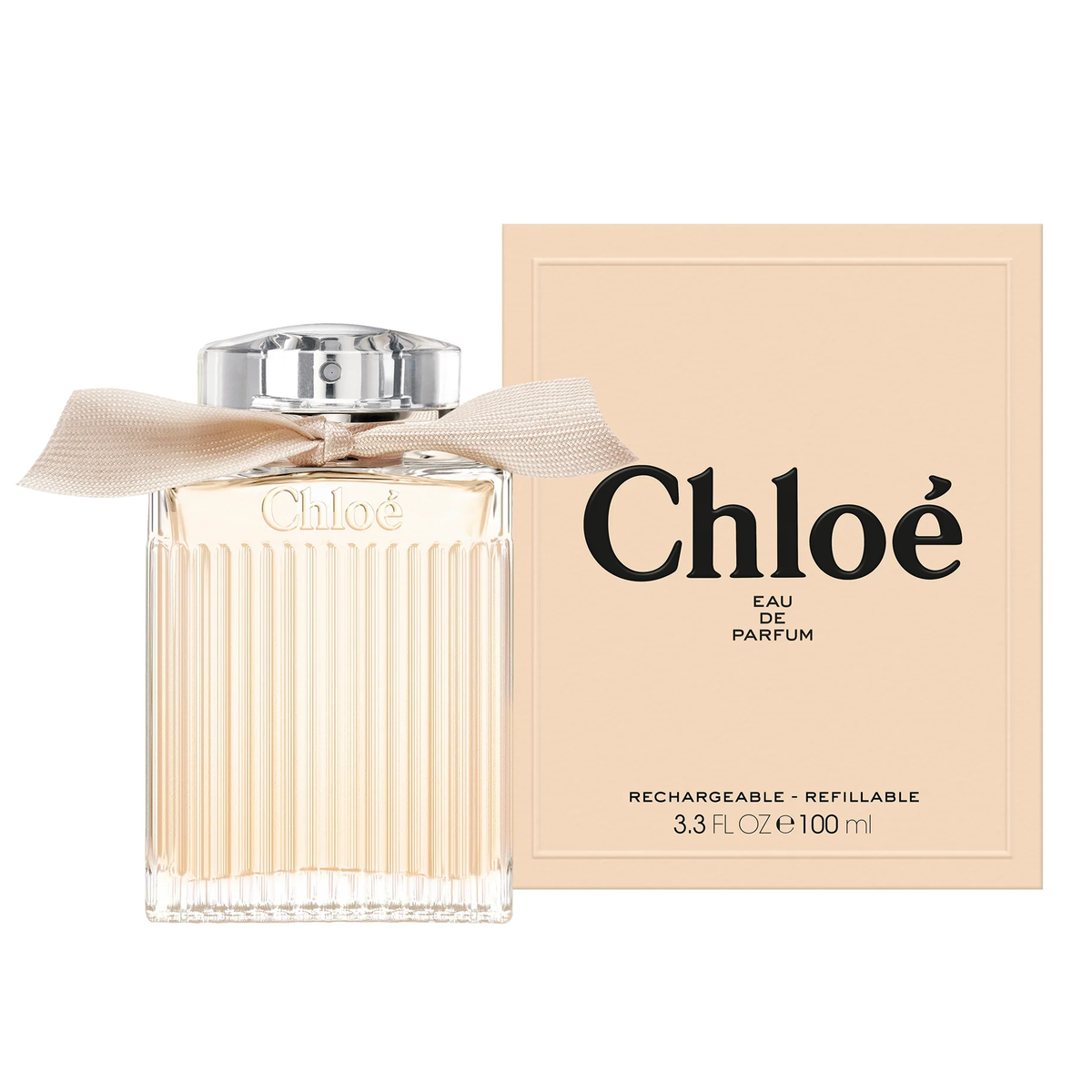 SEE BY CHLOE - 新品定価38,850円タグ付き Chloé 立体おりぼんシルク100ベアトップ Chloé グレインレザー製Alphabetスモールトリフォールド