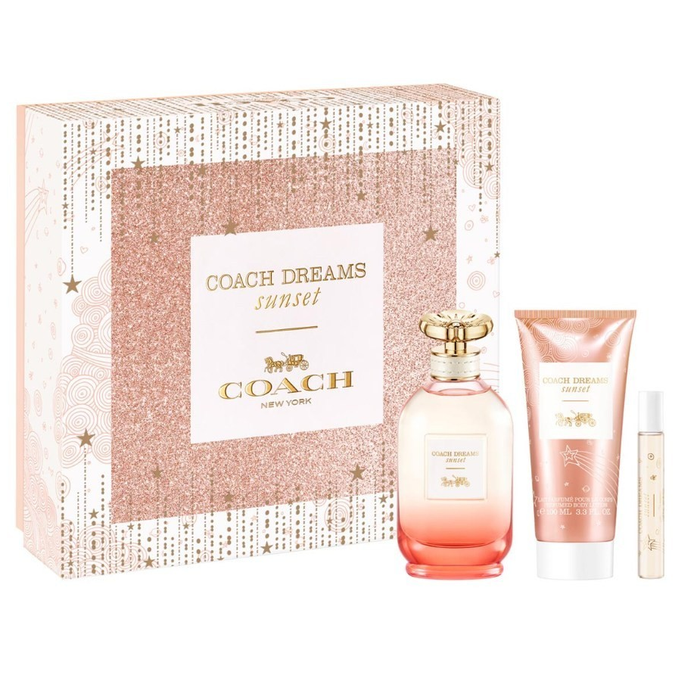 Coach Dreams Sunset by Coach 90ml EDP 3 Piece Gift Set