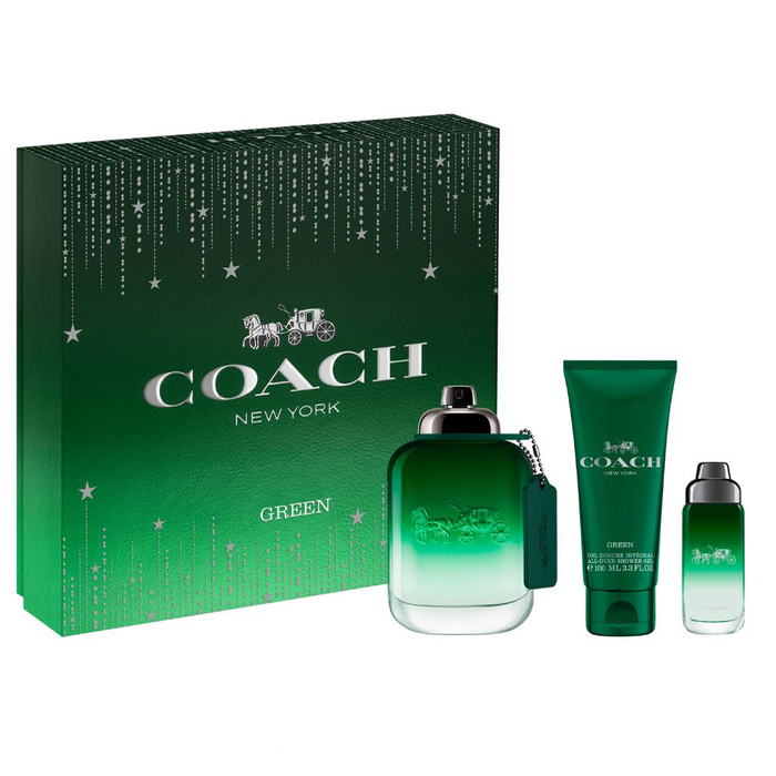 Coach Green by Coach 100ml EDT 3 Piece Gift Set