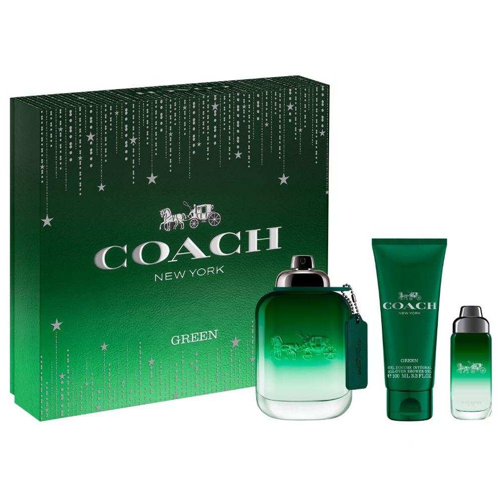 Coach Green by Coach 100ml EDT 3 Piece Gift Set — Perfume NZ