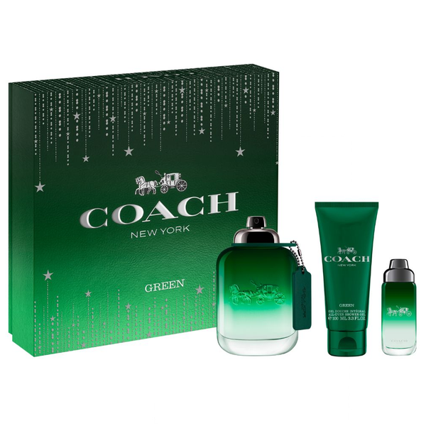 Coach Green by Coach 100ml EDT 3 Piece Gift Set
