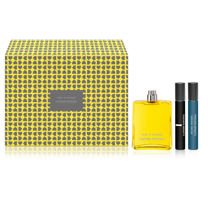 Free D'Homme by Costume National 100ml EDP 3 Piece Gift Set