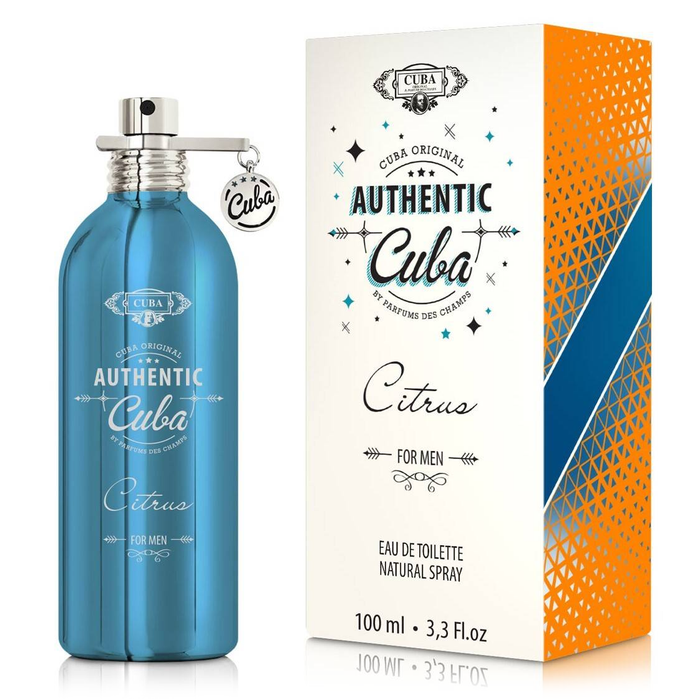 Authentic Citrus by Cuba Paris 100ml EDT for Men