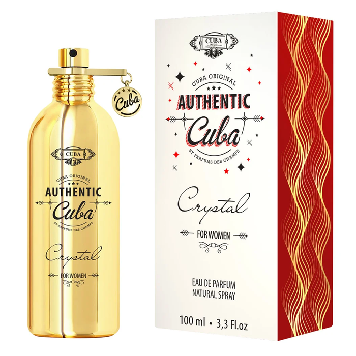 Authentic Crystal by Cuba Paris 100ml EDP for Women