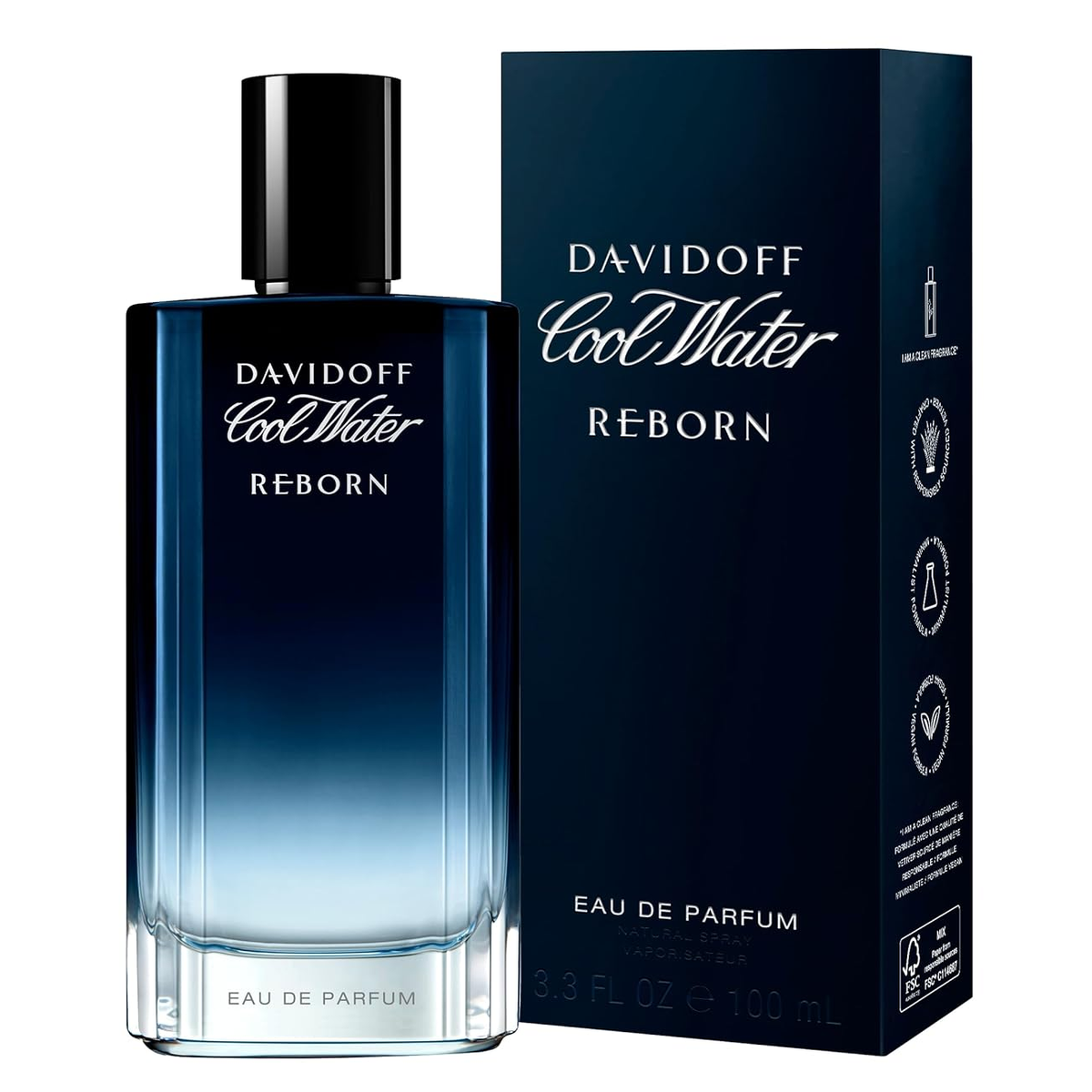 Cool Water Reborn by Davidoff 100ml EDP for Men — Perfume NZ