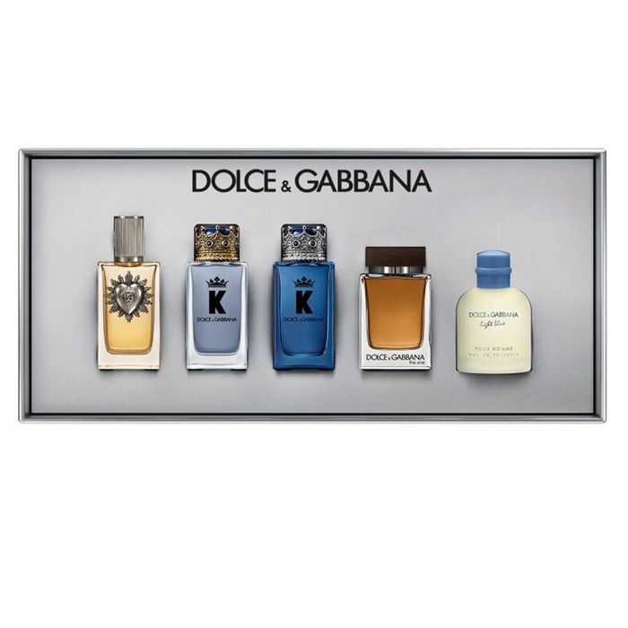 Dolce Gabbana Fragrance Collection Piece Gift Set for Men