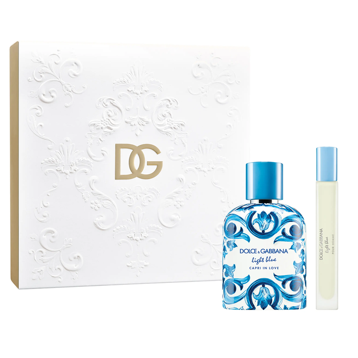 Light Blue Capri In Love by Dolce & Gabbana 100ml EDP 2 Piece Gift Set