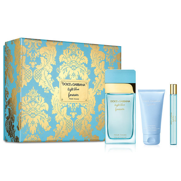 Light Blue Forever by Dolce & Gabbana 100ml EDP 3pc Gift Set