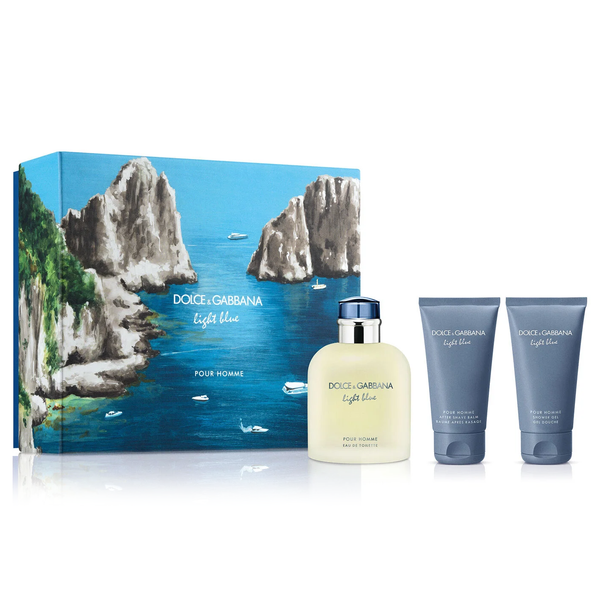 Light Blue by Dolce & Gabbana 125ml EDT 3 Piece Gift Set