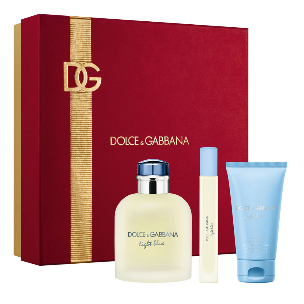 Light Blue by Dolce & Gabbana 125ml EDT 3 Piece Gift Set — Perfume NZ Light Blue by Dolce & Gabbana 125ml EDT 3 Piece Gift Set — Perfume NZ