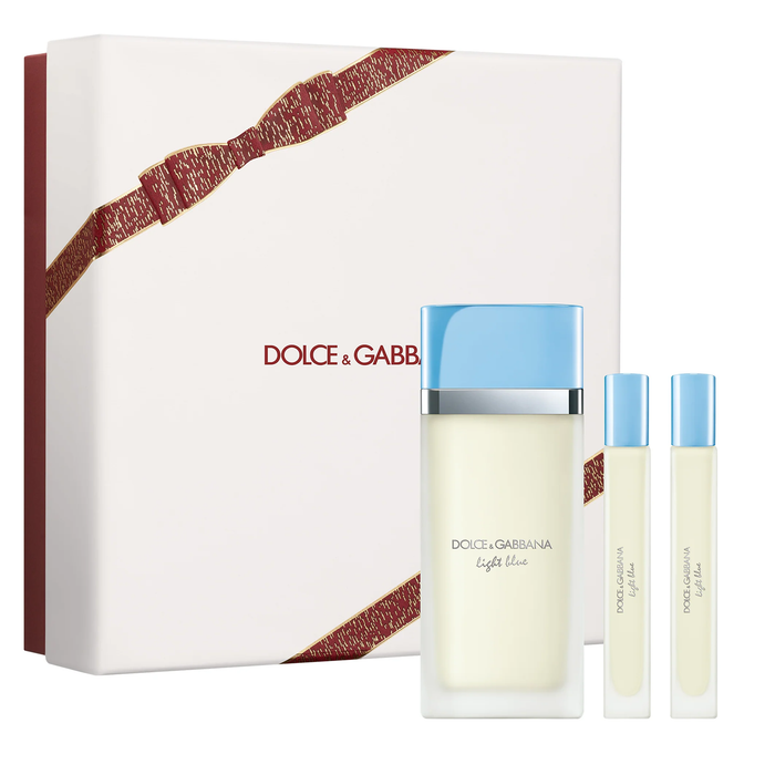 Light Blue by Dolce & Gabbana 100ml EDT 3 Piece Gift Set