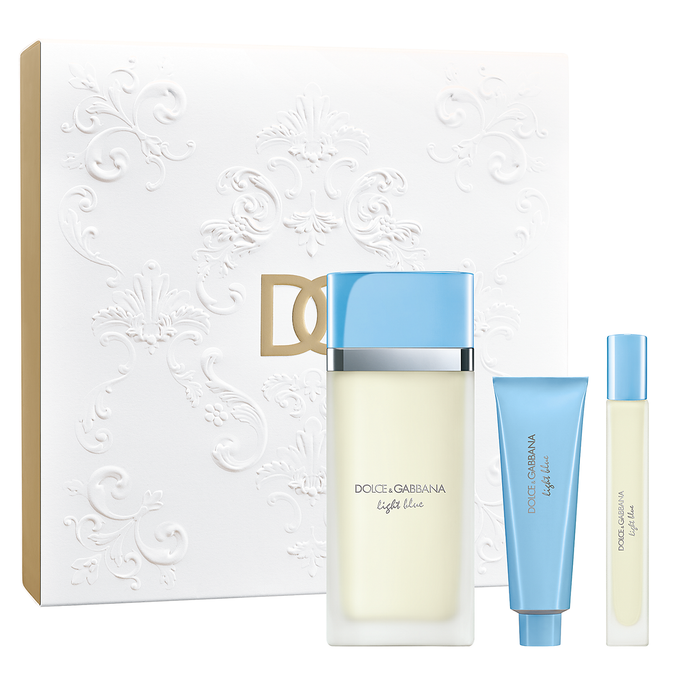 Light Blue by Dolce & Gabbana 100ml EDT 3 Piece Gift Set