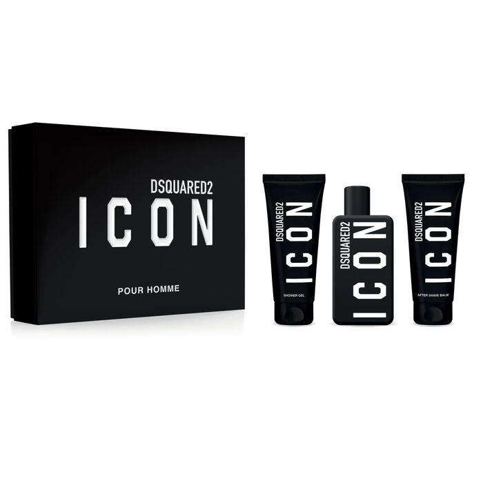 Icon by Dsquared2 100ml EDP 3pc Gift Set for Men