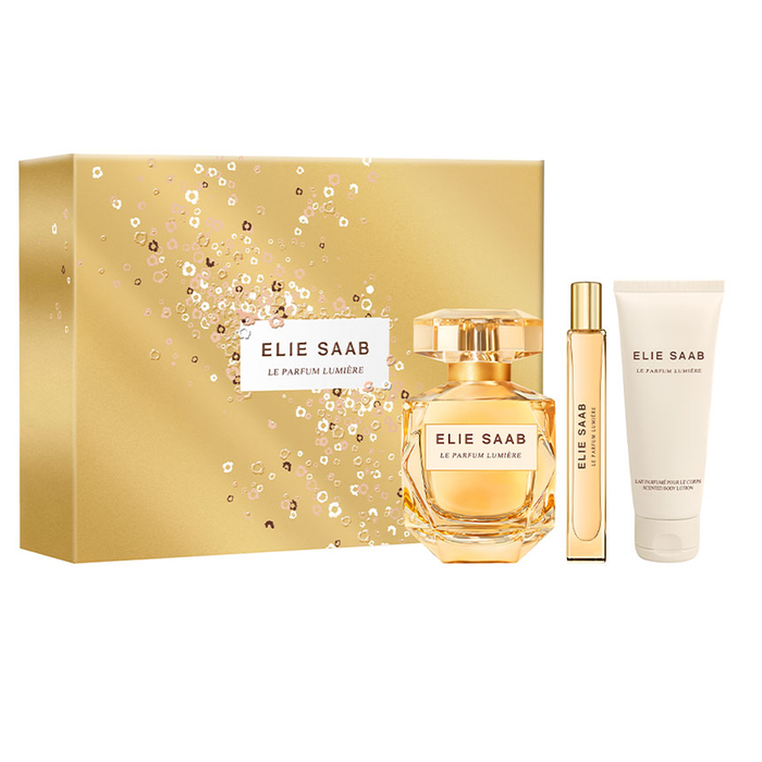 Elie Saab Le Parfum Lumiere 90ml EDP 3 Piece Gift Set