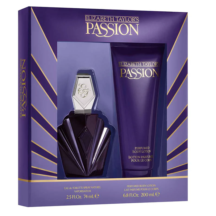 Passion by Elizabeth Taylor 74ml EDT 2 Piece Gift Set