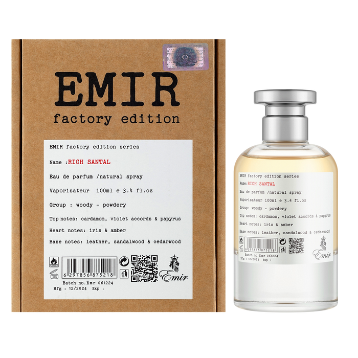 Rich Santal Factory Edition by Emir 100ml EDP