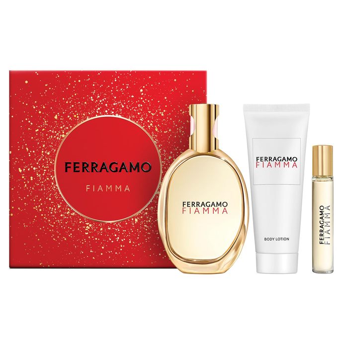 Fiamma by Salvatore Ferragamo 100ml EDP 3 Piece Gift Set