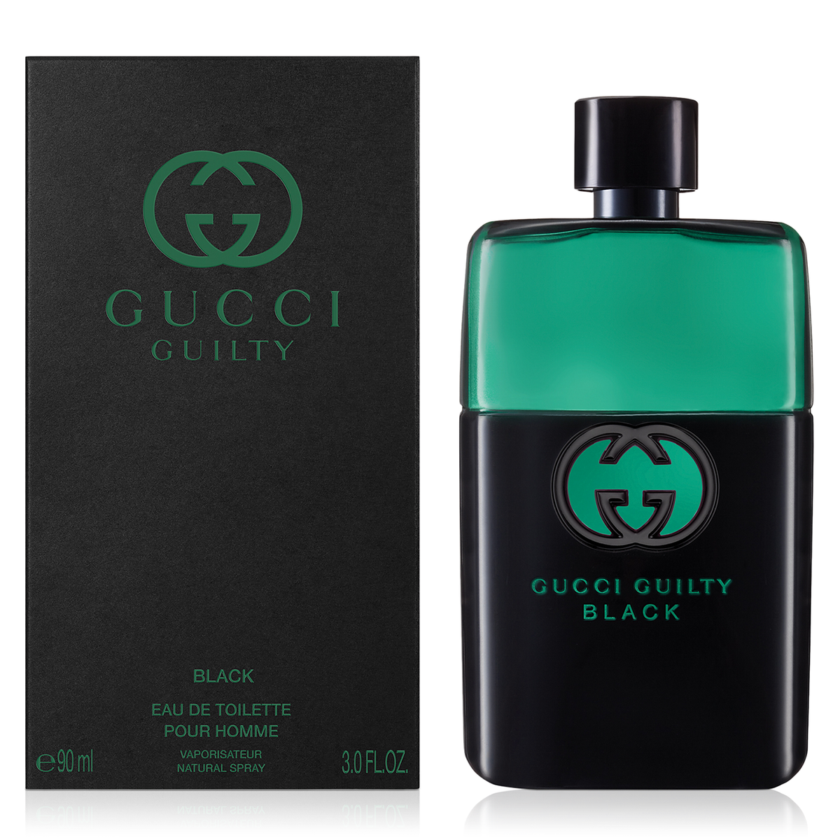 香水(ユニセックス) GUCCI GUILTY BLACK 90ml Eau de Toilette Gucci Guilty Black by Gucci 90ml EDT for Men — Perfume NZ