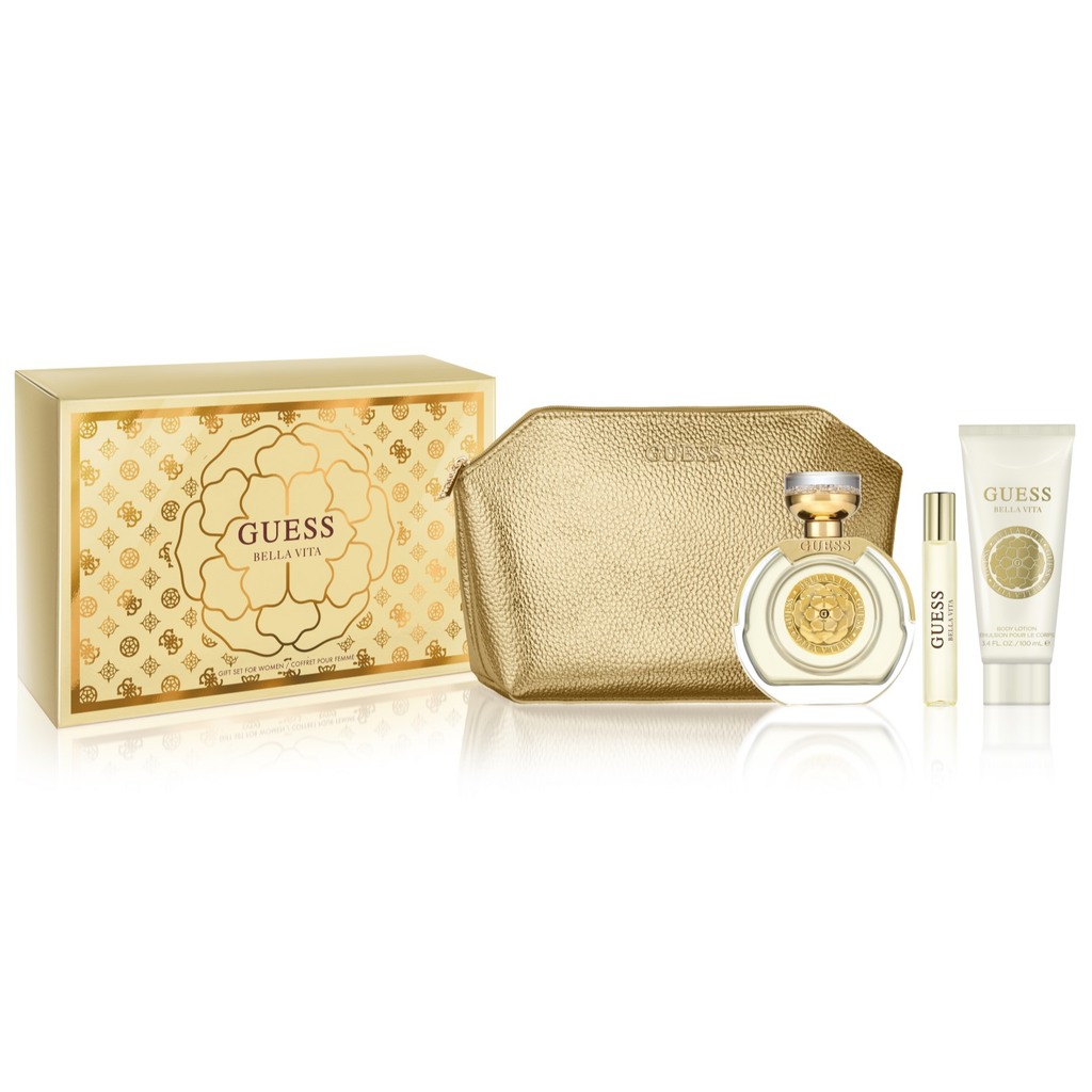 Guess gold perfume gift set top