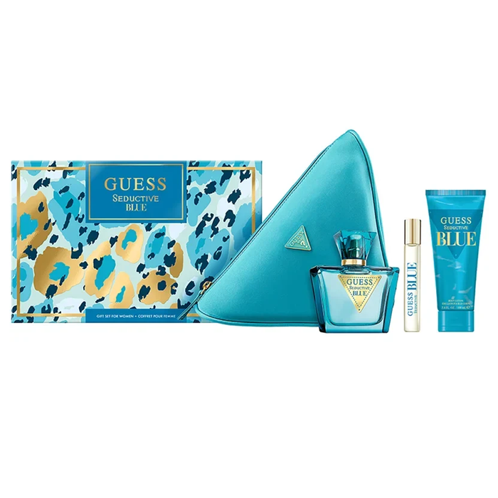 Guess Seductive Blue by Guess 75ml EDT 4 Piece Gift Set