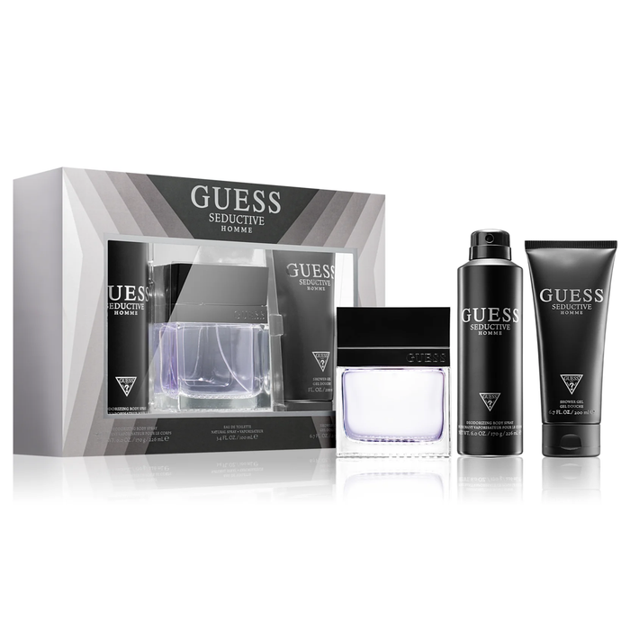 Guess Seductive Homme 100ml EDT 3 Piece Gift Set