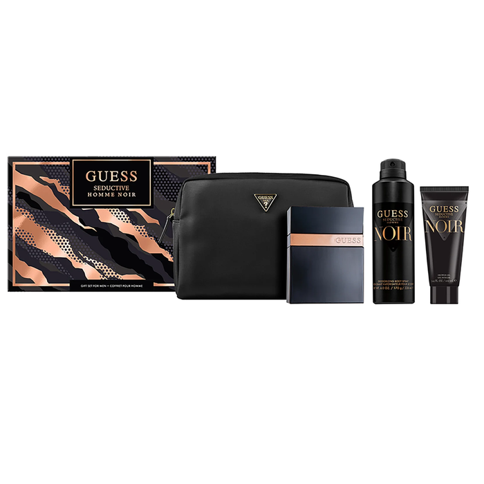 Guess Seductive Noir by Guess 100ml EDT 4 Piece Gift Set