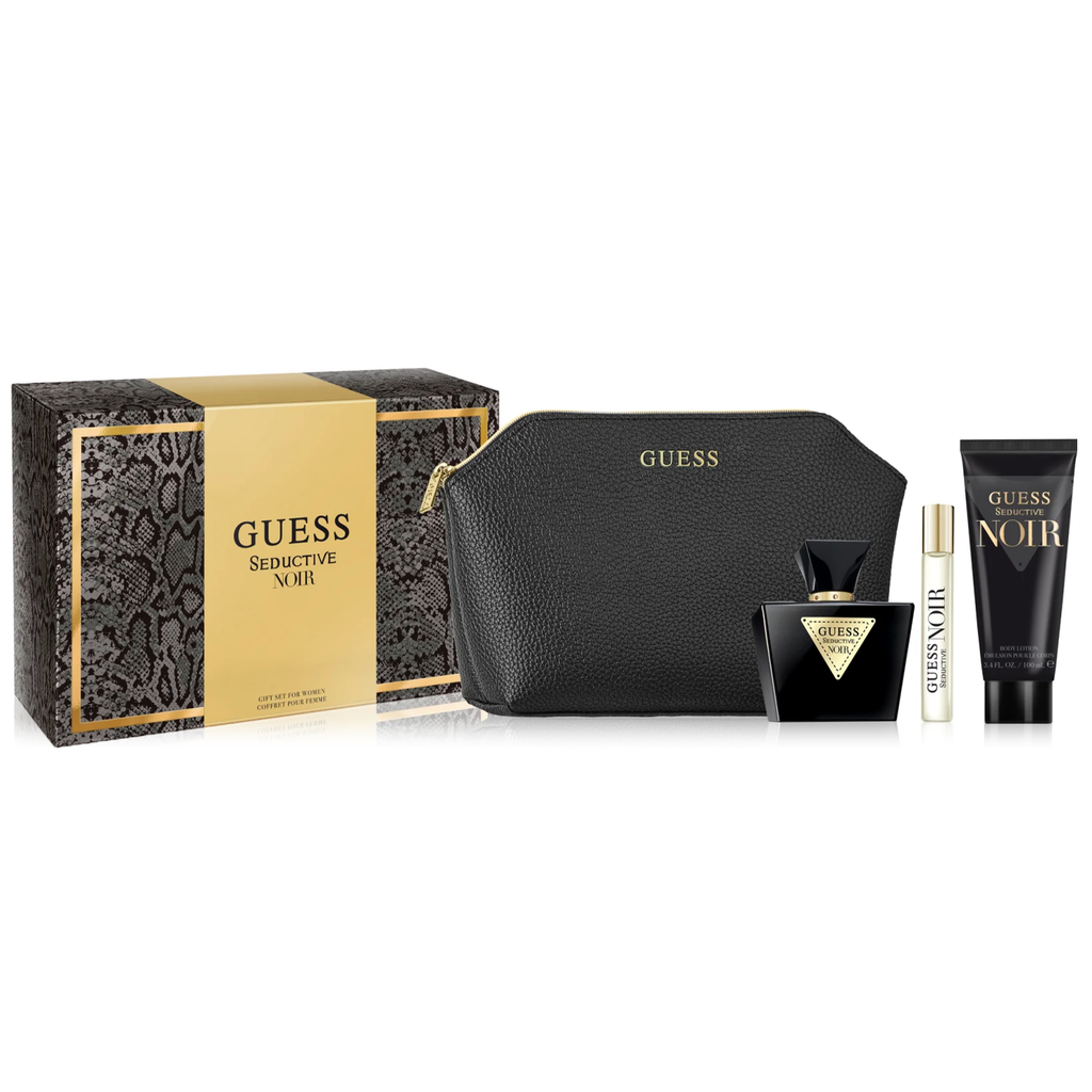 Guess Seductive Noir by Guess 75ml EDT 4 Piece Gift Set Perfume NZ