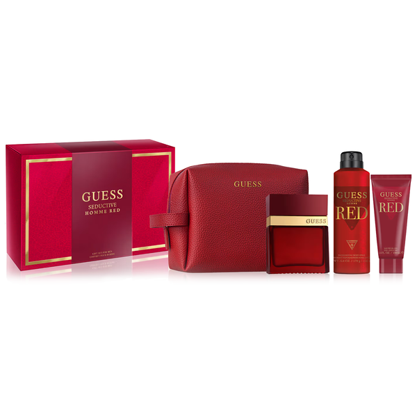Guess Seductive Red by Guess 100ml EDT 4 Piece Gift Set