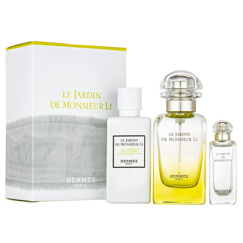 Le Jardin De Monsieur Li by Hermes 50ml EDT 3pc Gift Set