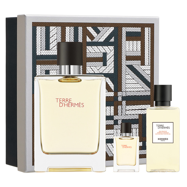 Terre D'Hermes by Hermes 100ml EDT 3 Piece Gift Set