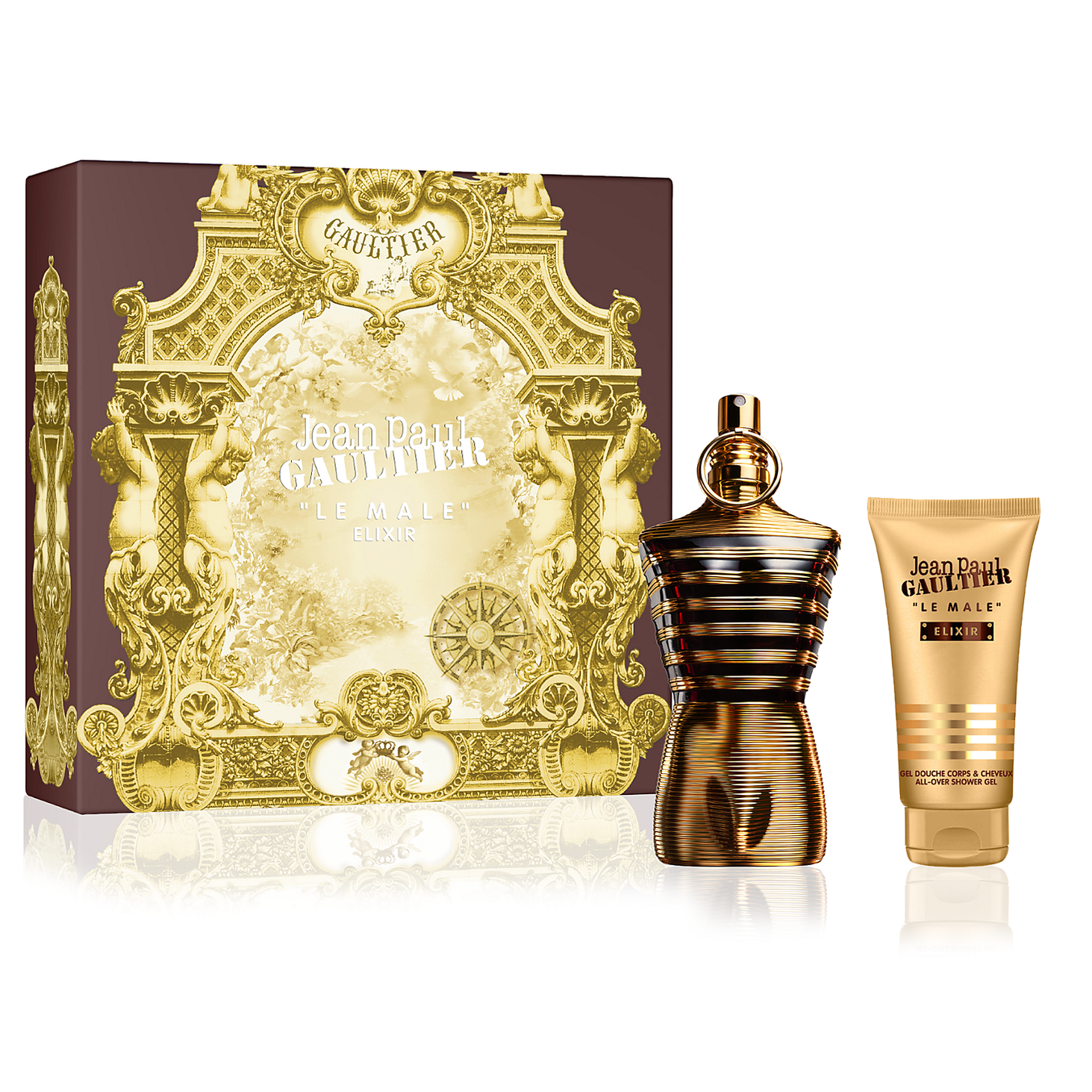 Le Male Elixir by Jean Paul Gaultier 125ml Parfum 2 Piece Gift Set ...