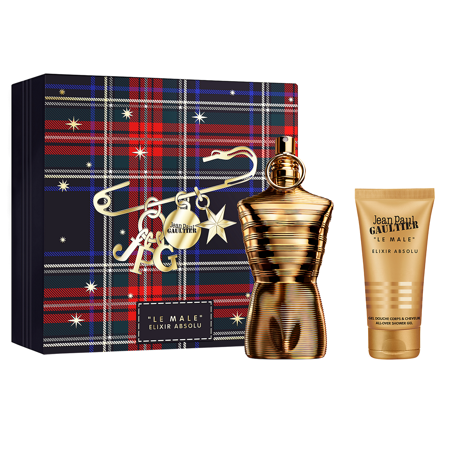 Le Male Elixir Absolu by Jean Paul Gaultier 125ml Parfum 2pc Gift Set ...