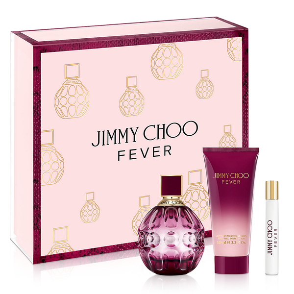 Fever by Jimmy Choo 100ml EDP 3 Piece Gift Set