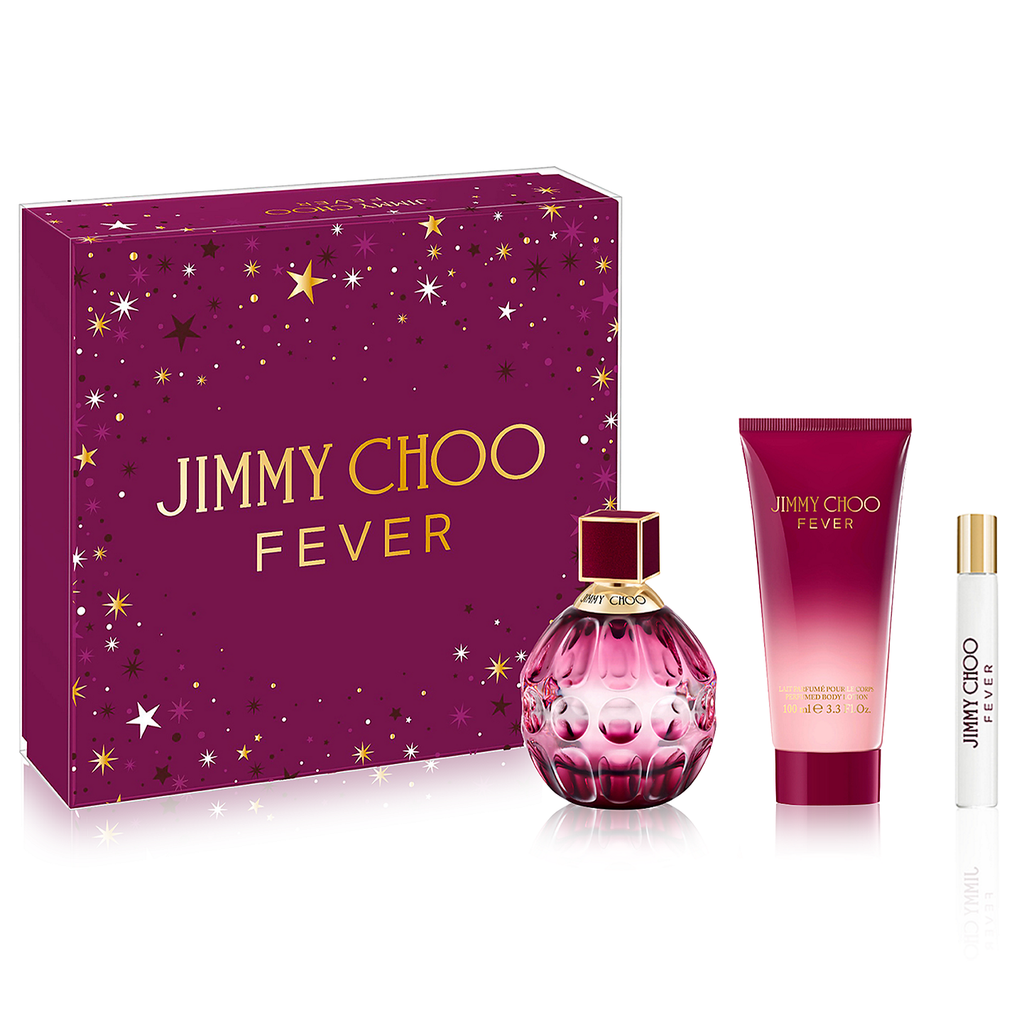 Fever by Jimmy Choo 100ml EDP 3 Piece Gift Set Perfume NZ