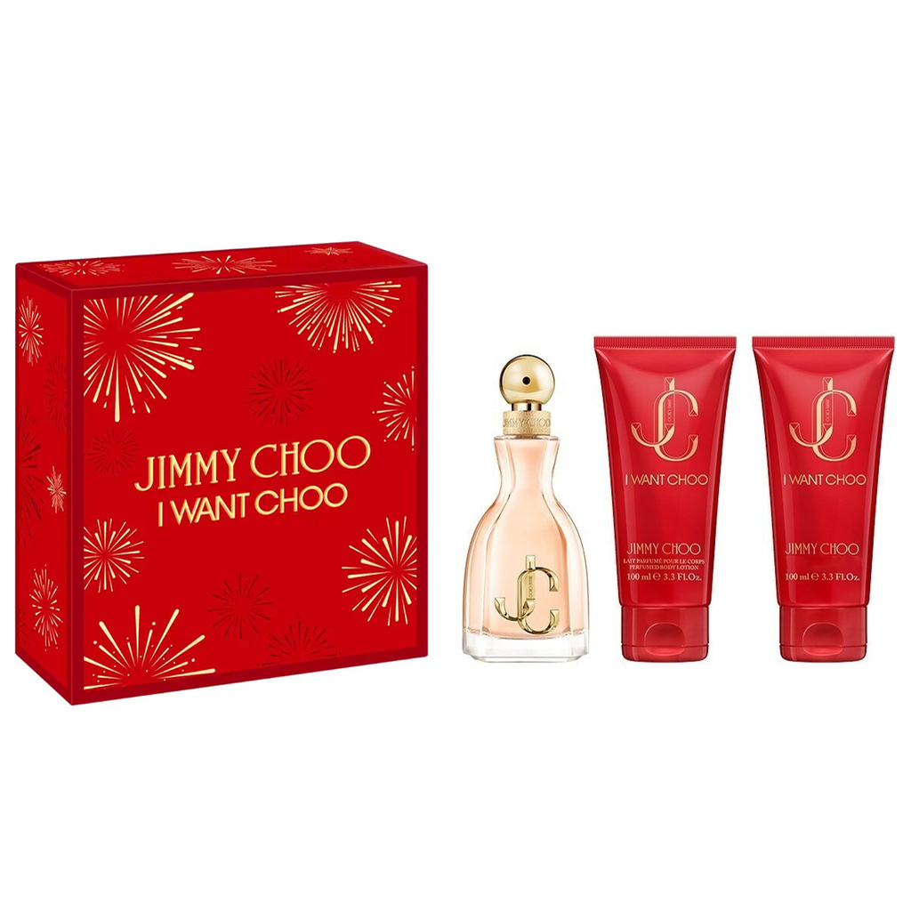 I Want Choo by Jimmy Choo 100ml EDP 3 Piece Gift Set Perfume NZ