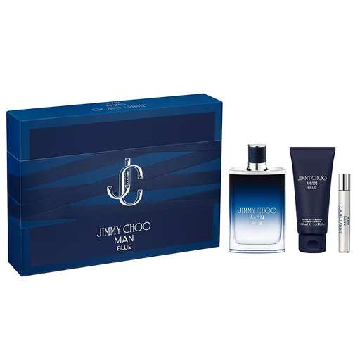 Jimmy Choo Man Blue 100ml EDT 3 Piece Gift Set — Perfume NZ
