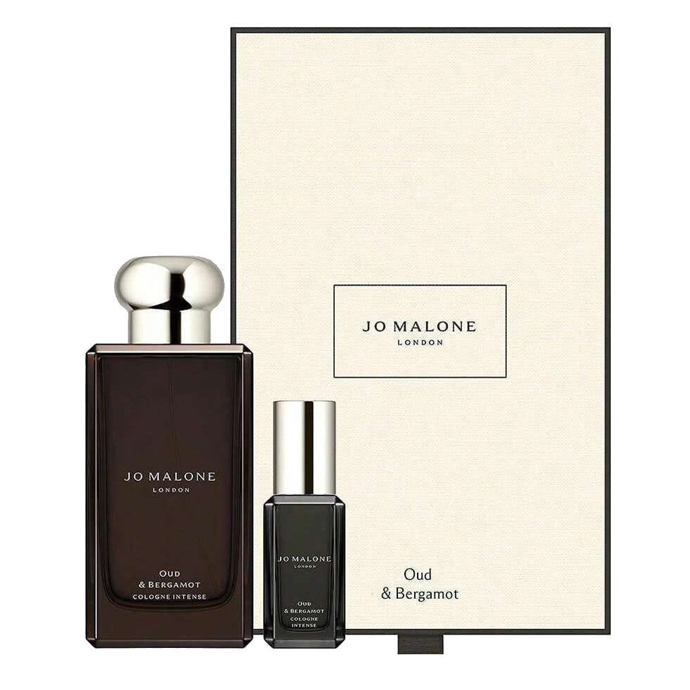 Oud & Bergamot by Jo Malone 100ml Cologne Intense 2 Piece Gift Set ...