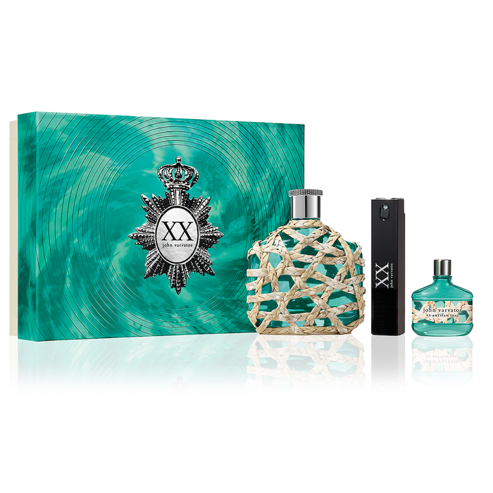 XX Artisan Teal by John Varvatos 125ml EDT 3 Piece Gift Set