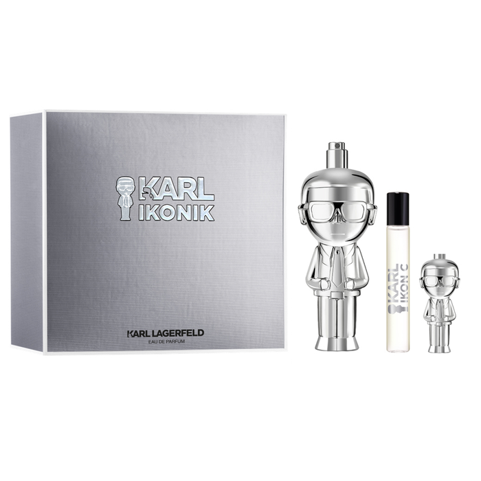 Ikonik by Karl Lagerfeld 100ml EDP 3pc Gift Set for Men