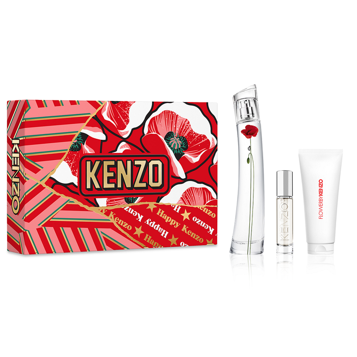 Flower La Recolte Parisienne by Kenzo 75ml EDP 3pc Gift Set