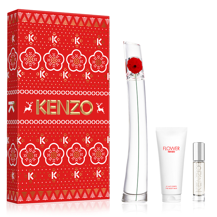 Kenzo Flower by Kenzo 100ml EDP 3 Piece Gift Set