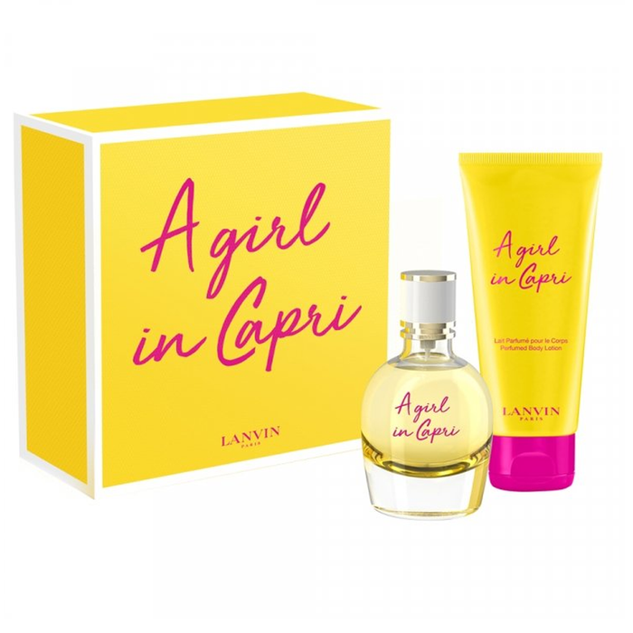 A Girl In Capri by Lanvin 50ml EDT 2 Piece Gift Set